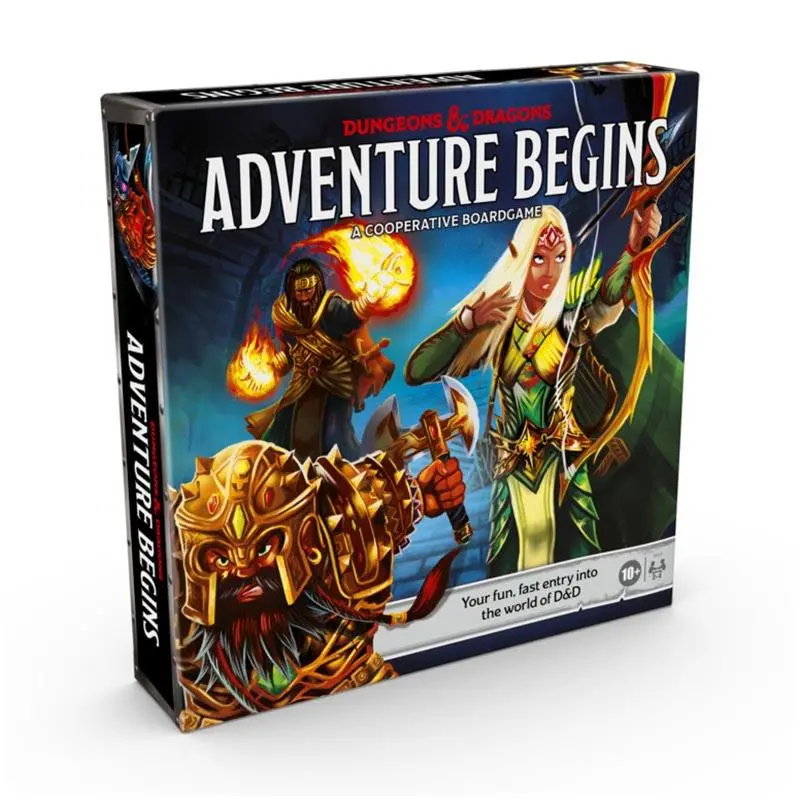 Hasbro Dungeons & Dragons Adventure Begins, Cooperative Fantasy Board Game, Fast Entry To The World Of D&D, Family Game For Ages 10 And Up 1