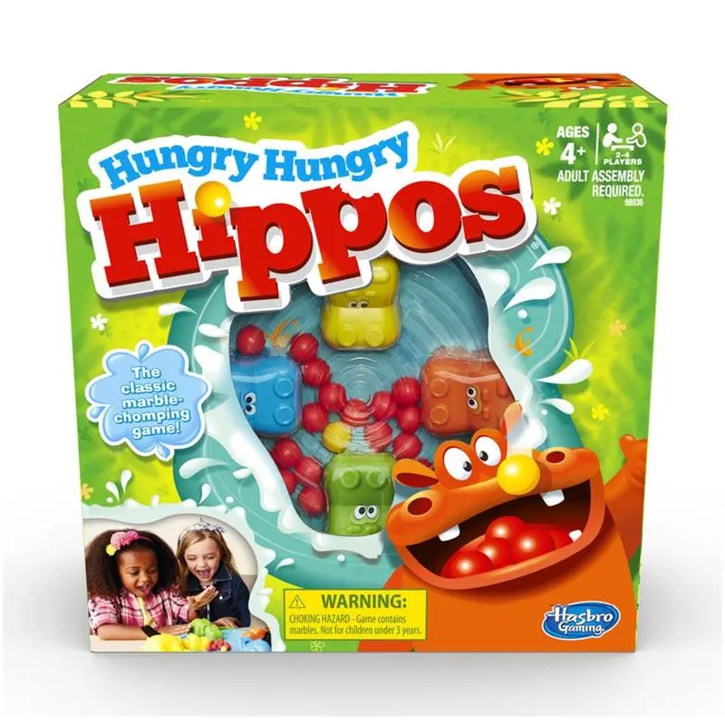 Hasbro Gaming Hungry Hungry Hippos For Ages 4+ 1