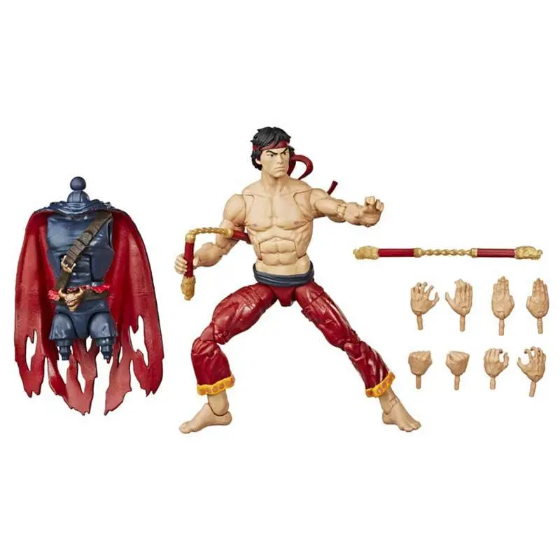 Hasbro Marvel Spider-Man Legends Series 6-Inch Collectible Action Figure Shang Chi Toy, With Build-A-Figure Piece And Accessories 1