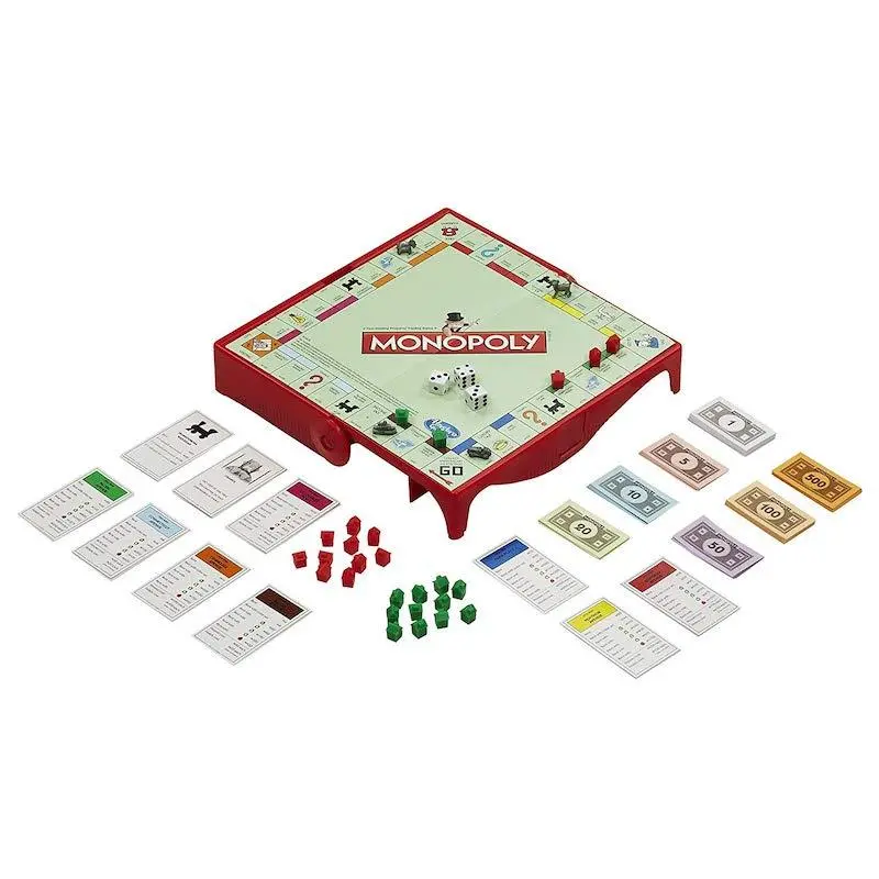 Hasbro Monopoly Grab & Go Travel Game 2