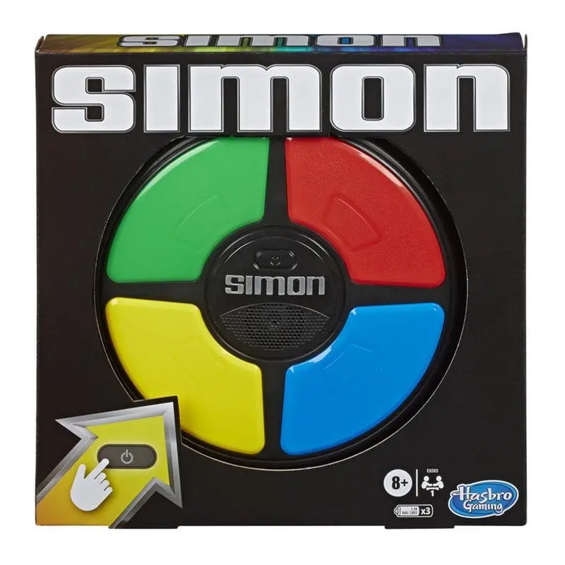Hasbro Simon Game; Electronic Memory Game For Kids Ages 8 And Up; Handheld Game With Lights And Sounds; Classic Simon Gameplay 1