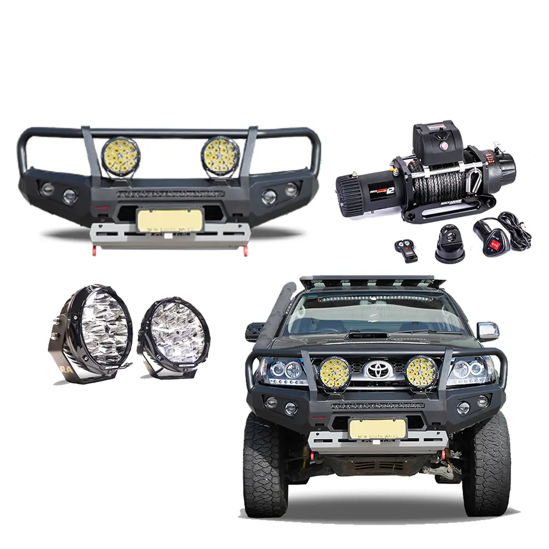 N70 Hilux 04/2005-07/2011 Gt Frontal Pack | Gt Bullbar, Winch, Lights 1
