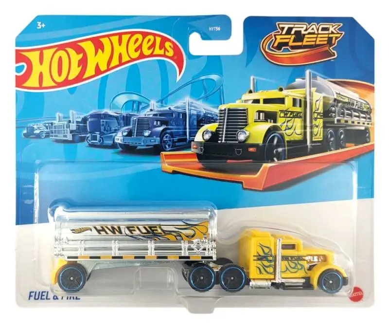 Hot Wheels Track Fleet Fuel & Fire Truck For Ages 3 Years And Up 1
