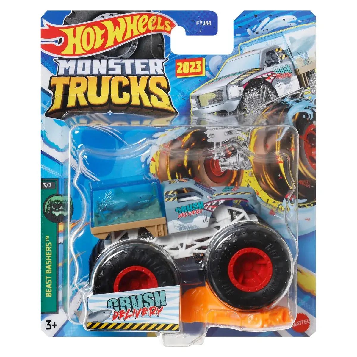Hot Wheels 1:64 Scale Crush Delivery Monster Truck For Ages 3+ (Hkm42) 1