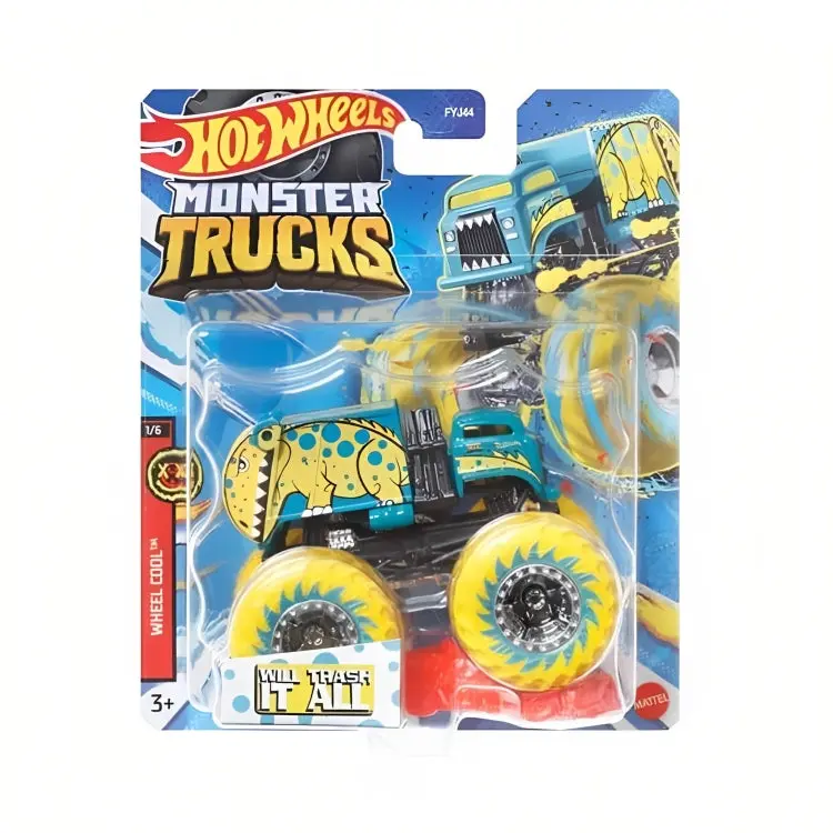 Hot Wheels 1:64 Scale Will Trash It All Monster Truck For Ages 3+ (Hnw20) 1