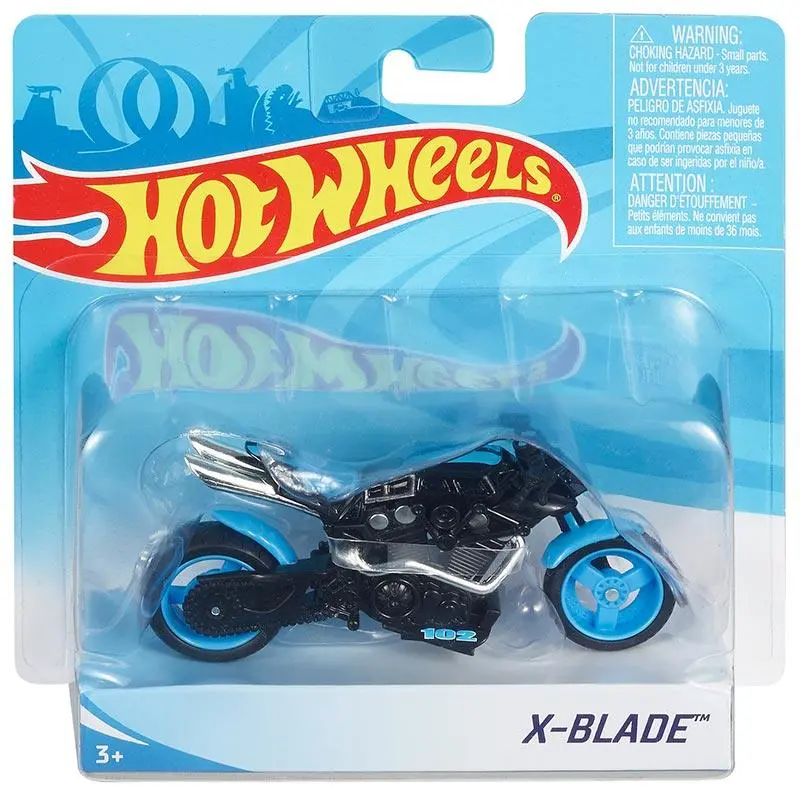 Hot Wheels Street Power Xblade Large-Scale Motorcycles (Blue) 1