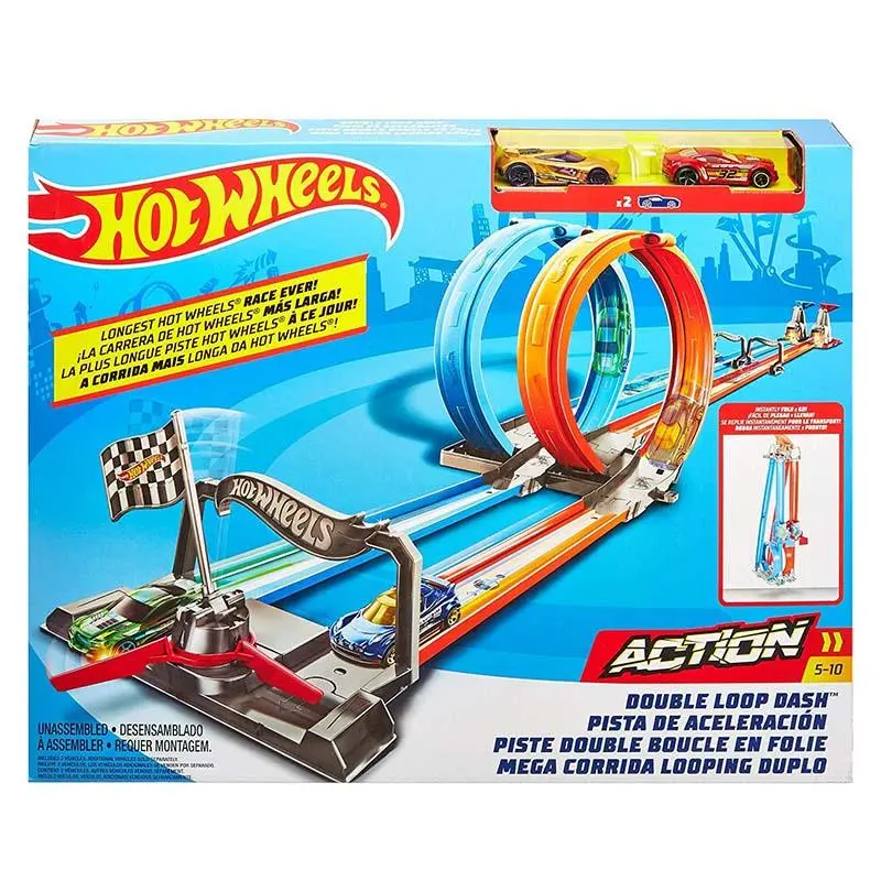 Hot Wheels Action Dual Loop Dash Track Set 1