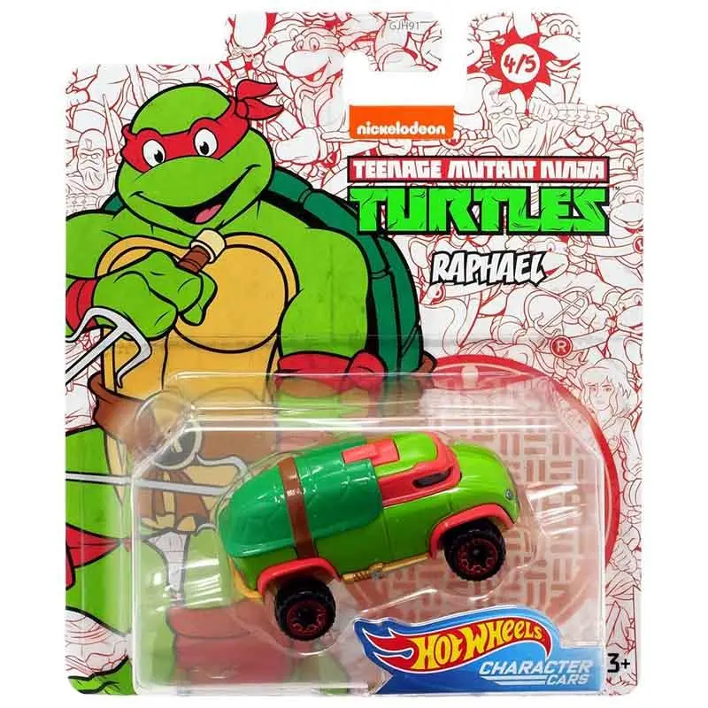 Hot Wheels Character Cars Teenage Mutant Ninja Turtles - Raphael 1