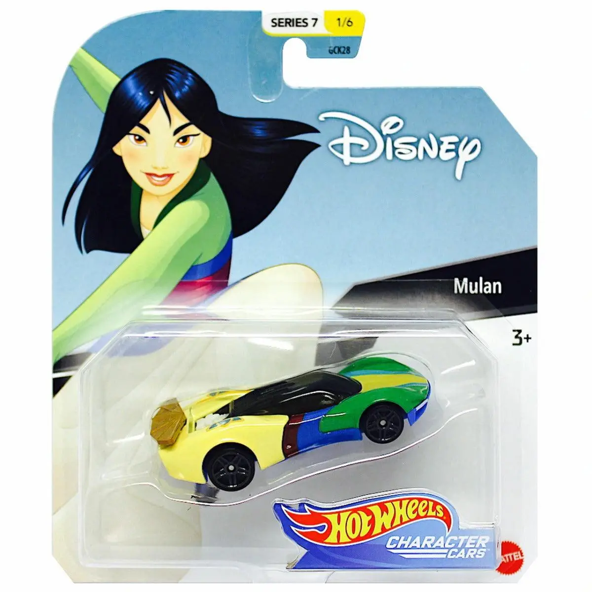 Hot Wheels Disney Character Cars Mulan Vehicle 1