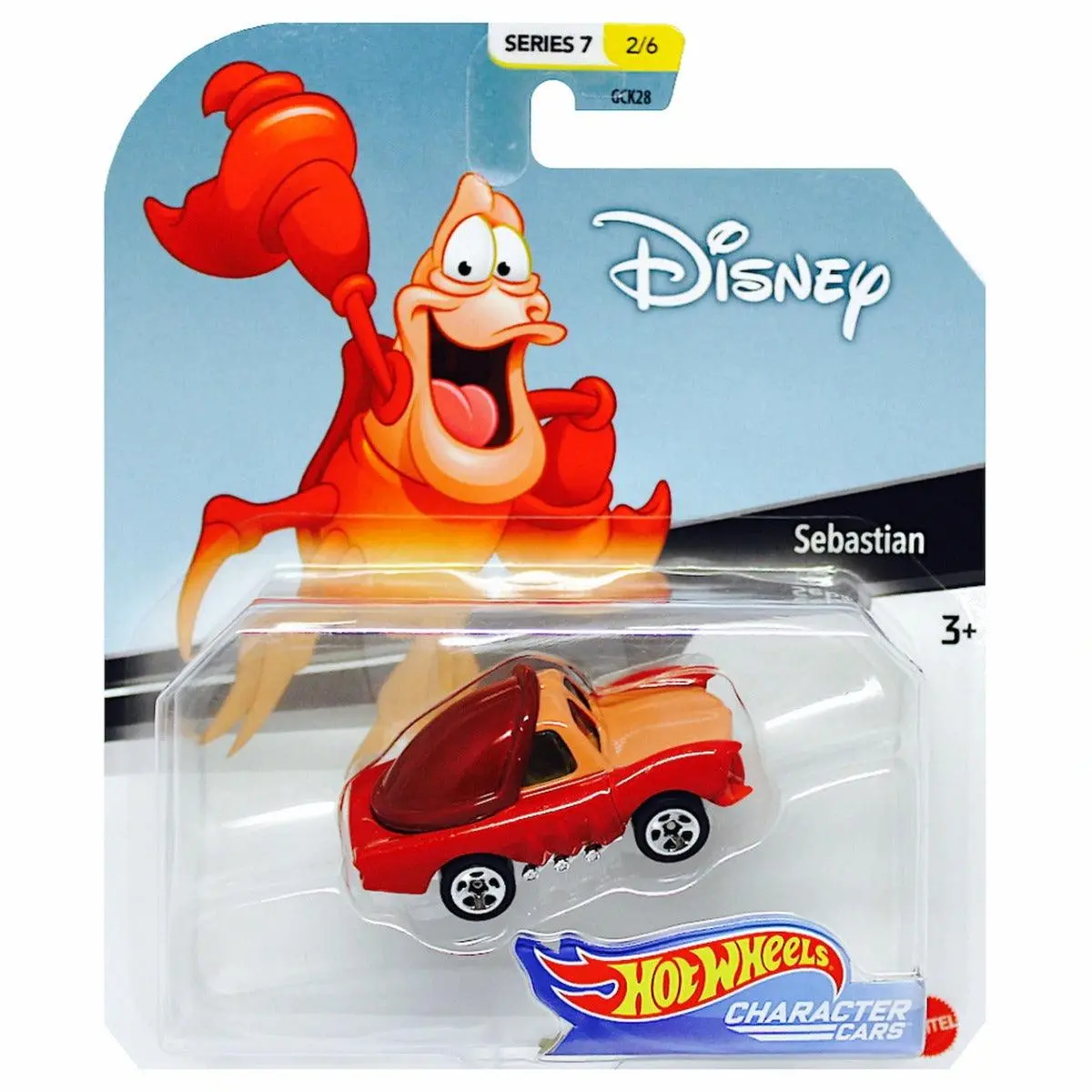 Hot Wheels Disney Character Cars Sebastian Vehicle 1