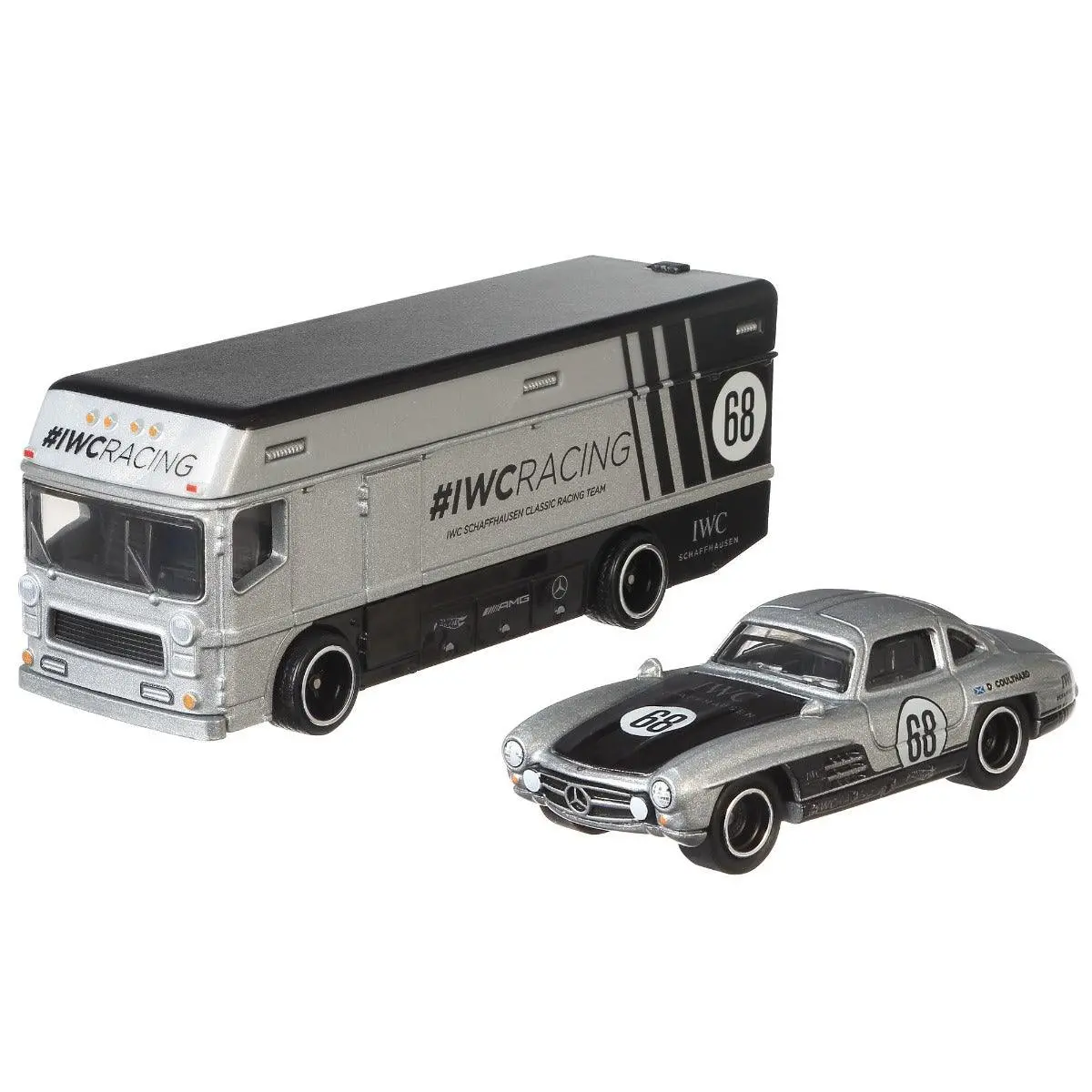 Hot Wheels Mercedes-Benz 300 Sl Euro Hauler 1:64 Scale Premium Collector Vehicle 2