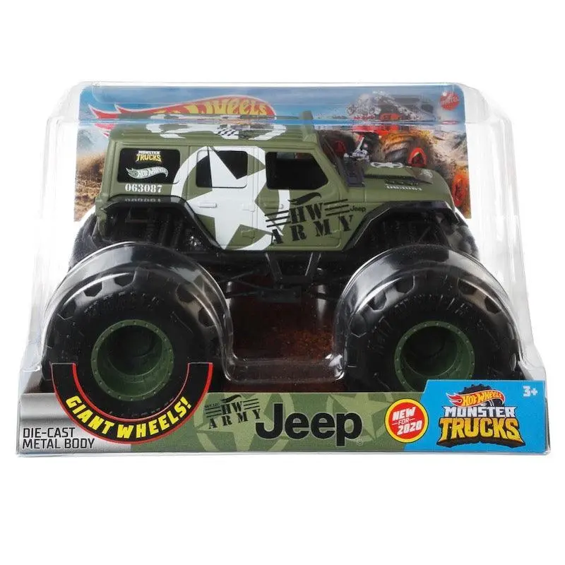 Hot Wheels Monster Truck 1:24 Jeep Vehicle 1
