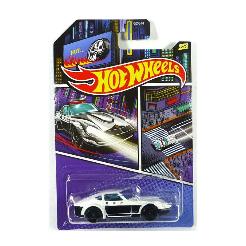 Hot Wheels Nissan Fairlady Z Japan Police White/Black 1:64 1