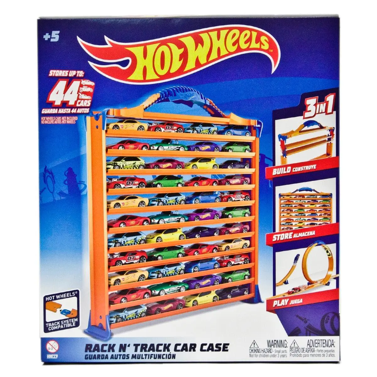 Hot Wheels Rack & Track Car Case, Cars Not Included 1