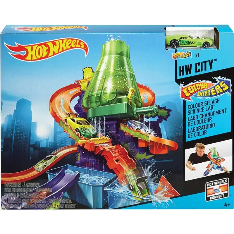 Hot Wheels Color Shifters Splash Science Lab Playset 1