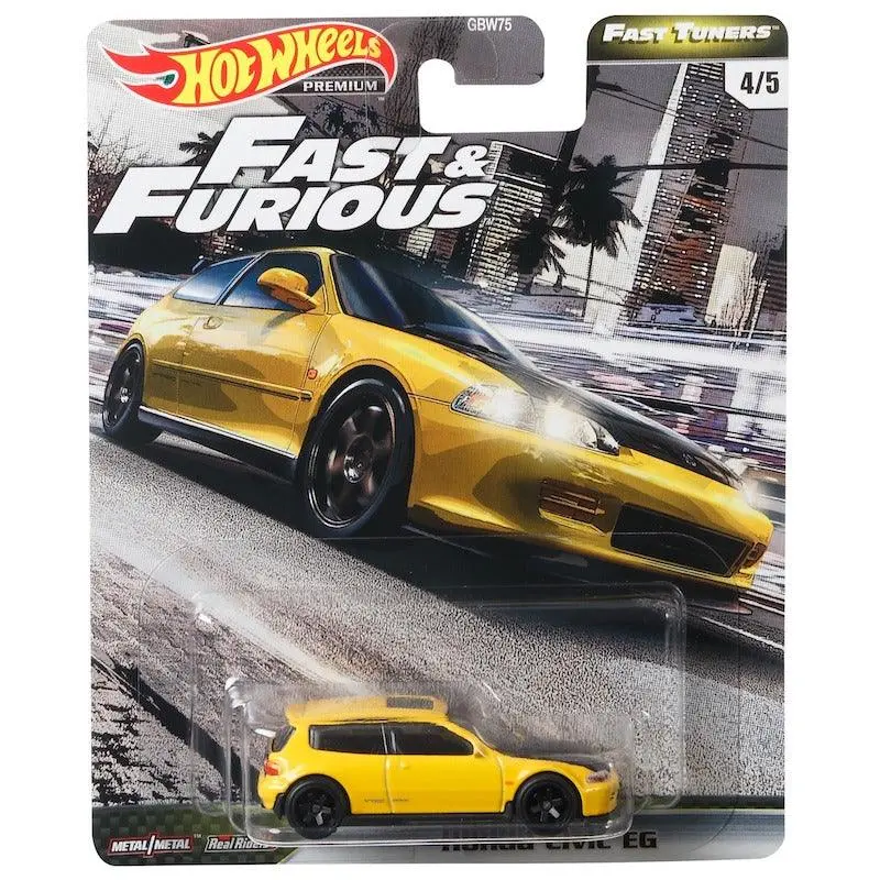 Hot Wheels The Fast And The Furious Premium Collectors Honda Civic Eg Vehicle 1