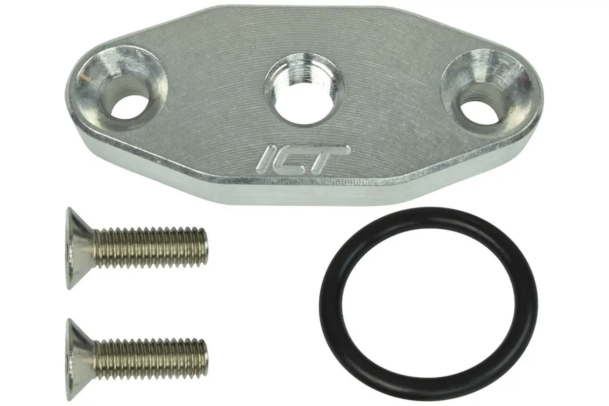 Ict Billet Turbo Oil Pan Adapter Flange – Precision-Machined 1
