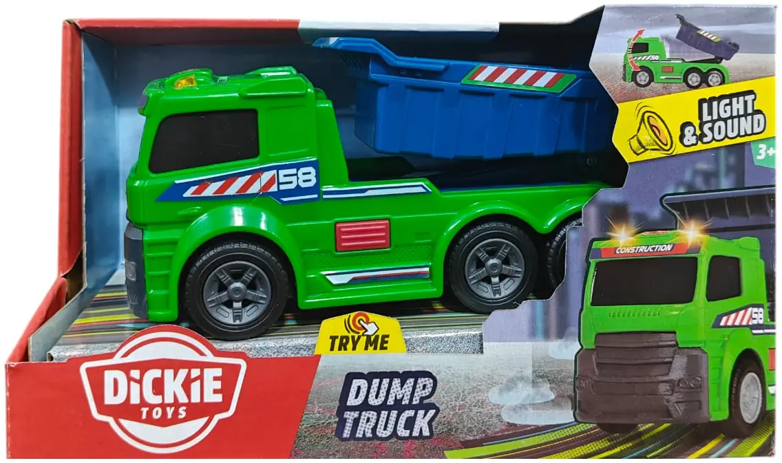 Simba Dickie Dump Truck Toy Car For Ages 3+ 1
