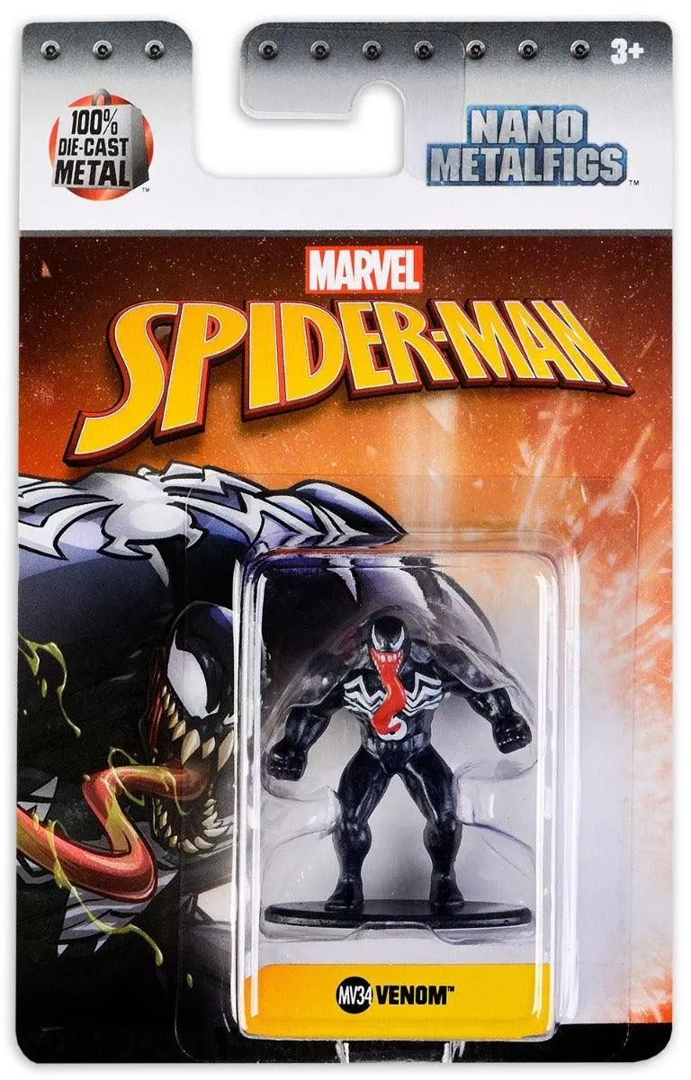 Jada Metals Die Cast Marvel 1.65-Inch Nano Figure Venom 1