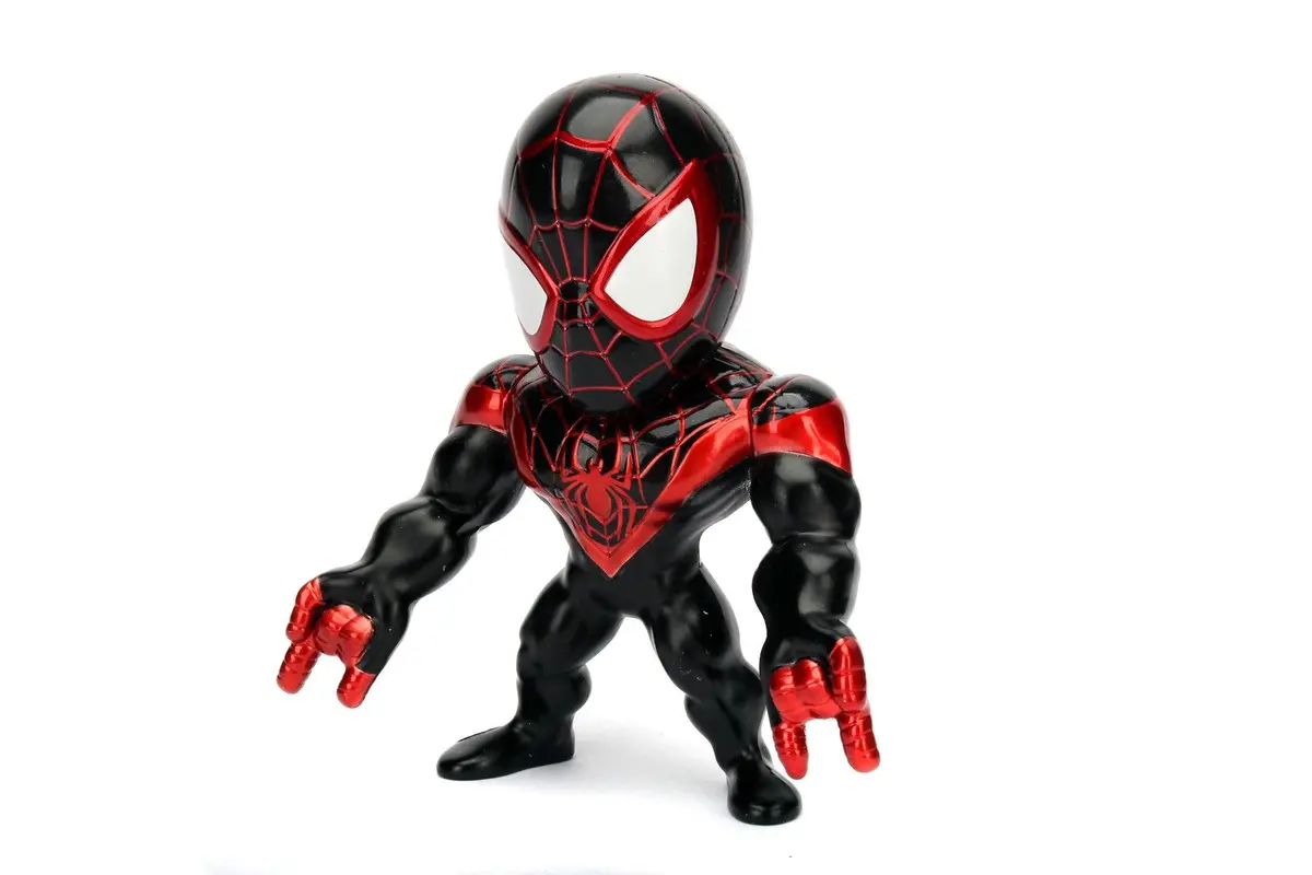 Jada Toys Diecast Metal Marvel Miles Morales Spiderman 4 Inch Action Figure 2