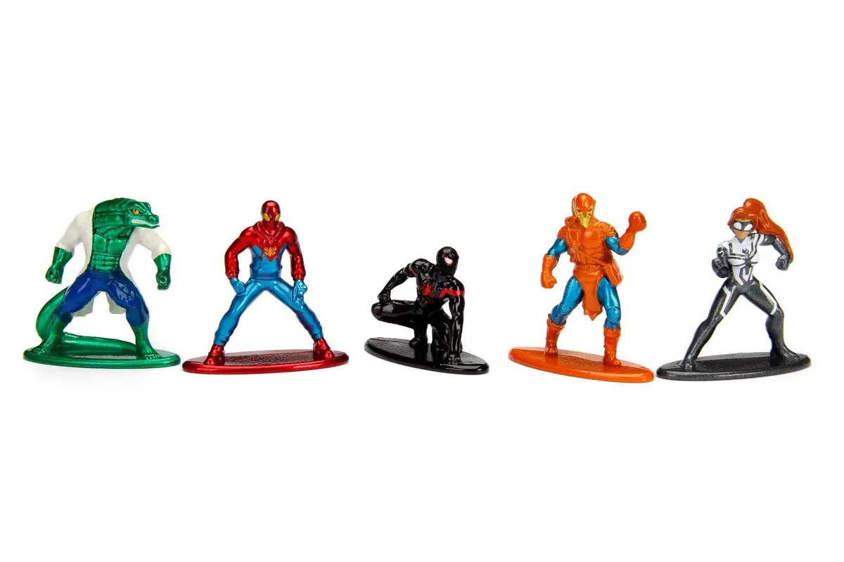 Jada Toys Diecast Nano Metalfigs Action Figure Marvel 1.65 Inch (Pack Of 5) 2