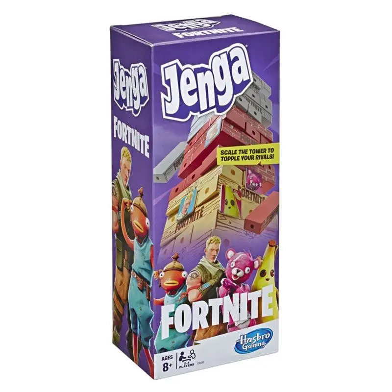 Jenga: Fortnite Edition Game, Wooden Block Stacking Tower Game For Fortnite Fans, Ages 8 And Up 1
