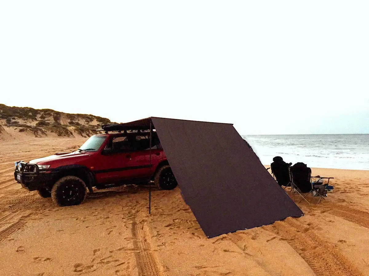 Awning Side Wall 2.5M X 2.9M Kalahari Black Edition 1