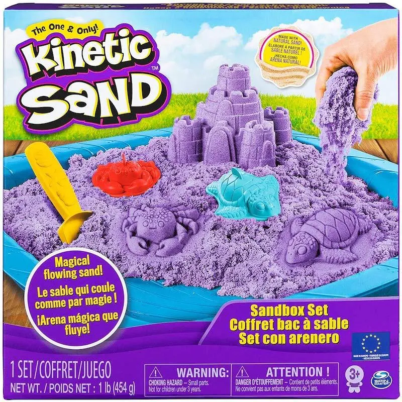 Kinetic Sand Box And Molds Set, Styles May Vary 1