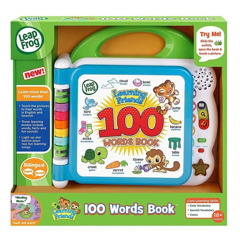 Leapfrog Learning Friends 100 Words Book, Green 1