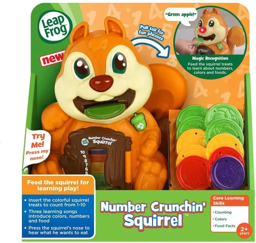 Leapfrog Number Crunchin Squirrel Toy 1