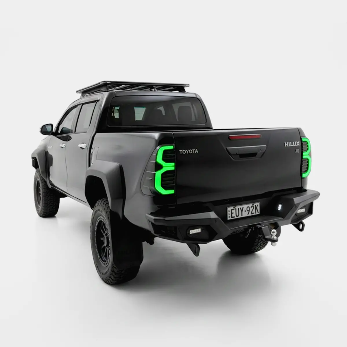 Tail Lights For Toyota Hilux 2015 - 2024 N80 - Rgbw Smoked Sequential 1