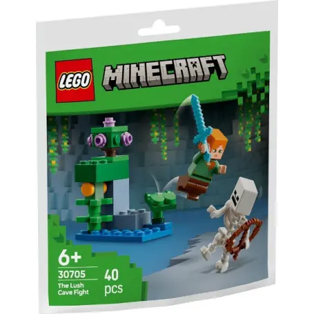 Lego Minecraft The Lush Cave Fight Building Kit For Ages 6+ 1