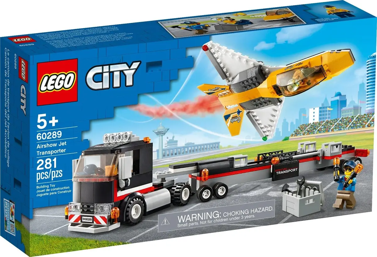 Lego City Airshow Jet Transporter For Ages 10+ 1