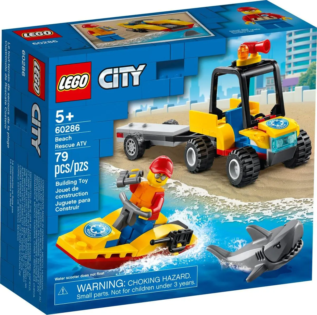 Lego City Beach Rescue Atv For Ages 10+ 1