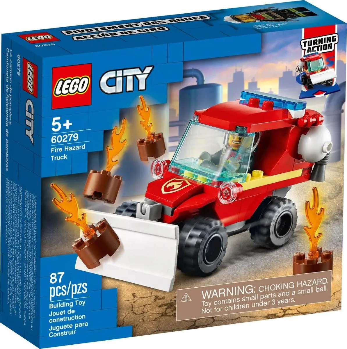 Lego City Fire Hazard Truck For Ages 10+ 1