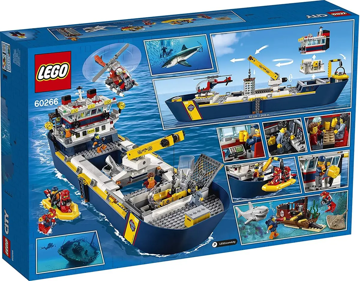Lego City Ocean Exploration Ship Building Set For Ages 10+ 1