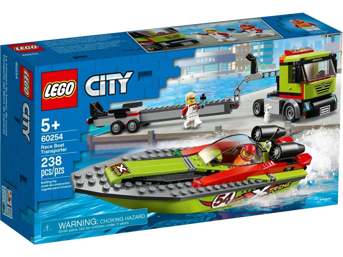 Lego City Race Boat Transporter For Ages 10+ 1