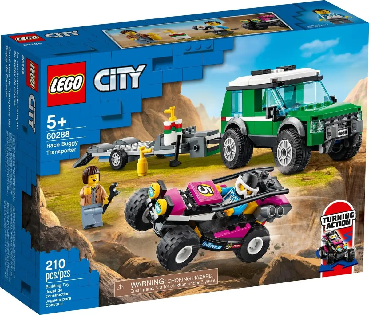 Lego City Race Buggy Transporter For Ages 1