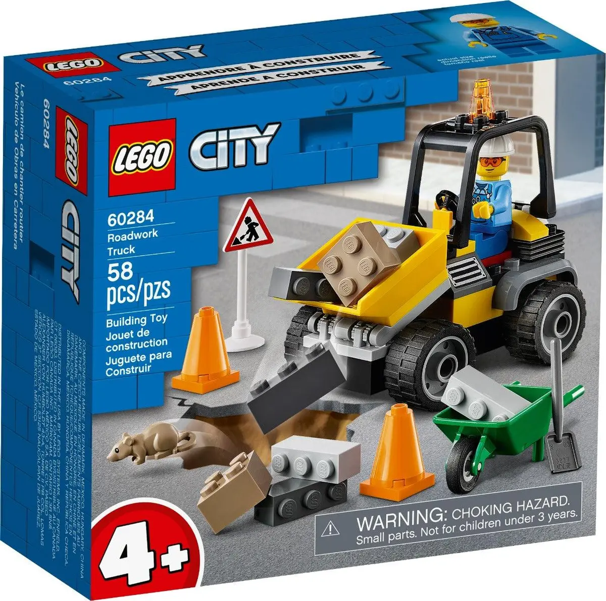 Lego City Roadwork Truck For Ages 5+ 1
