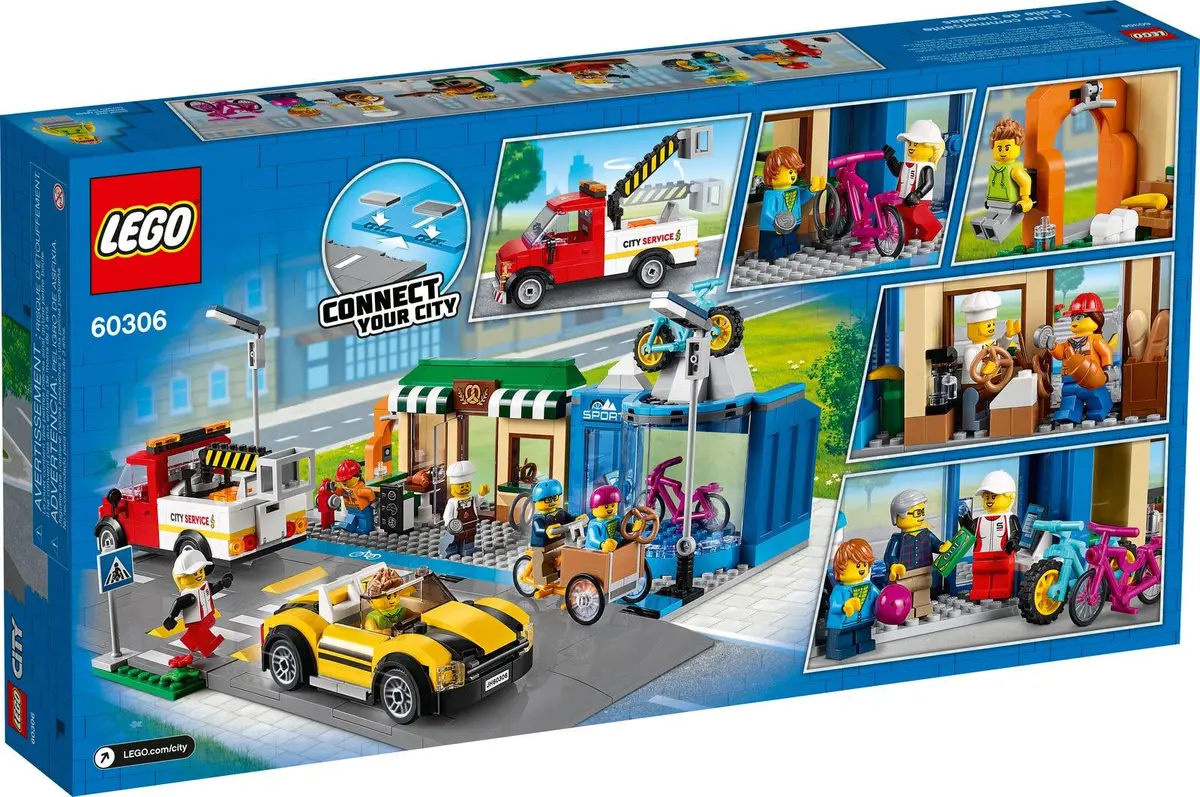 Lego City Shopping Street For Ages 5+ 1