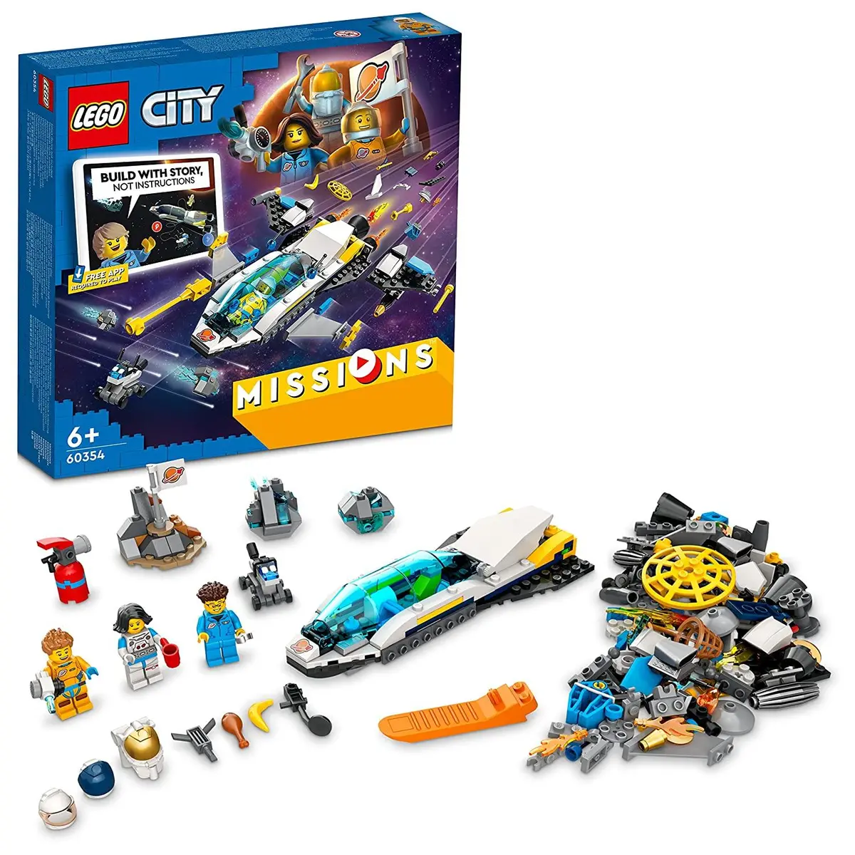 Lego City Mars Spacecraft Exploration Building Kit For Ages 6+ 1