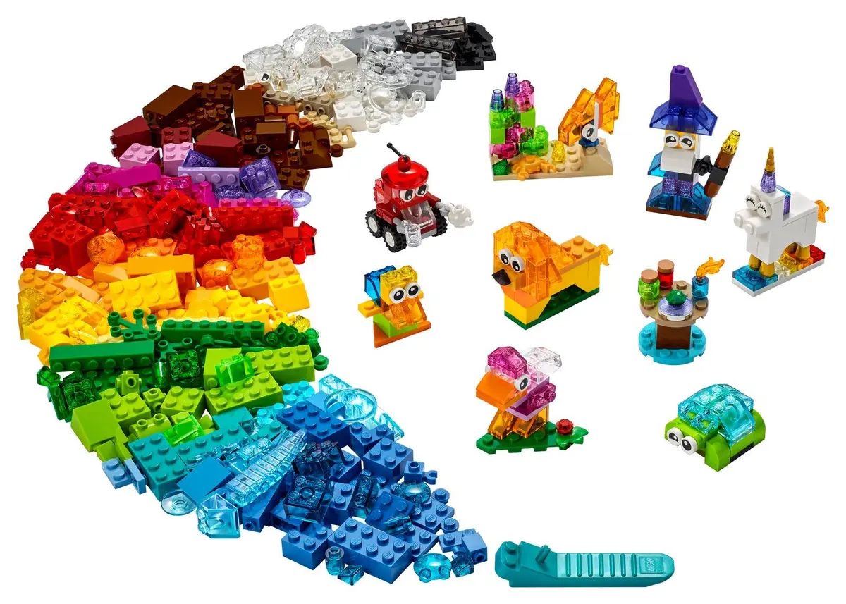 Lego Classic Creative Transparent Bricks For Ages 5+ 2