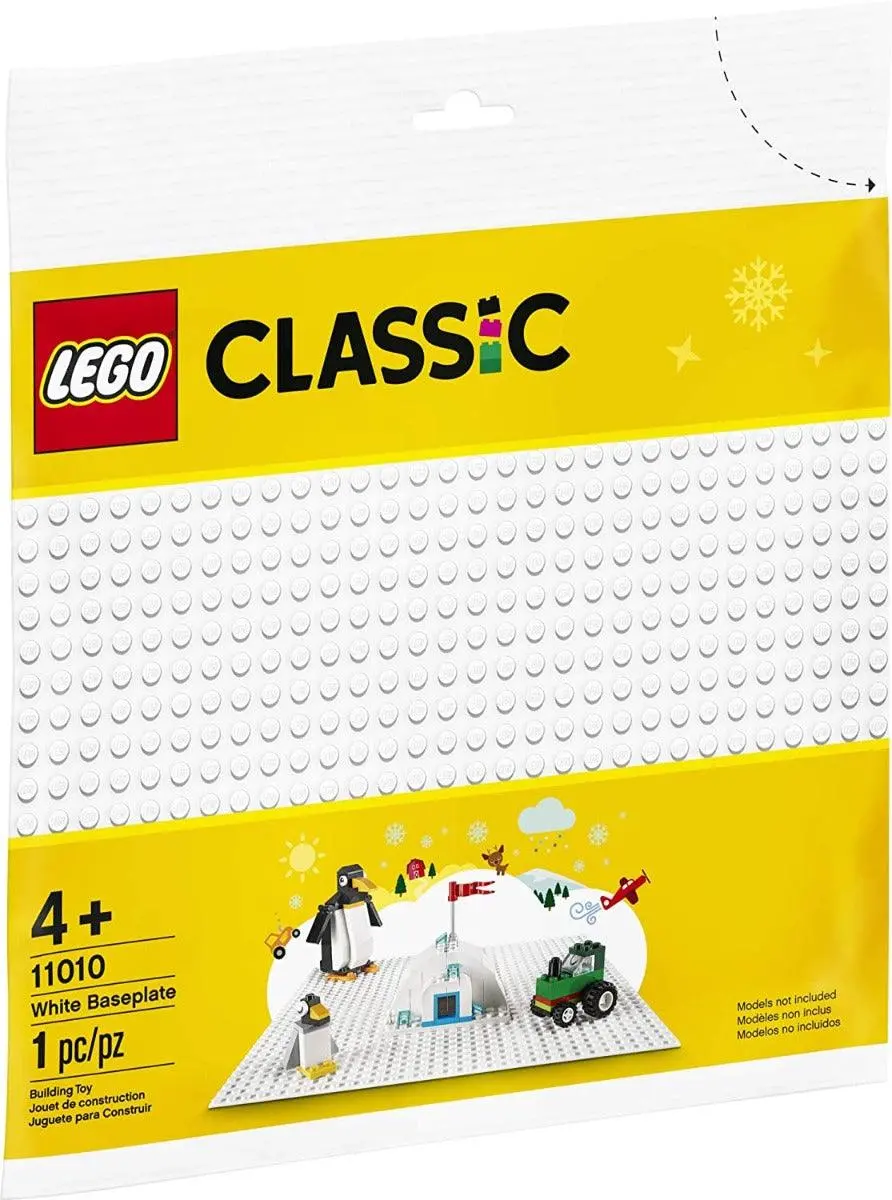 Lego Classic White Baseplate For Ages 5+ 1