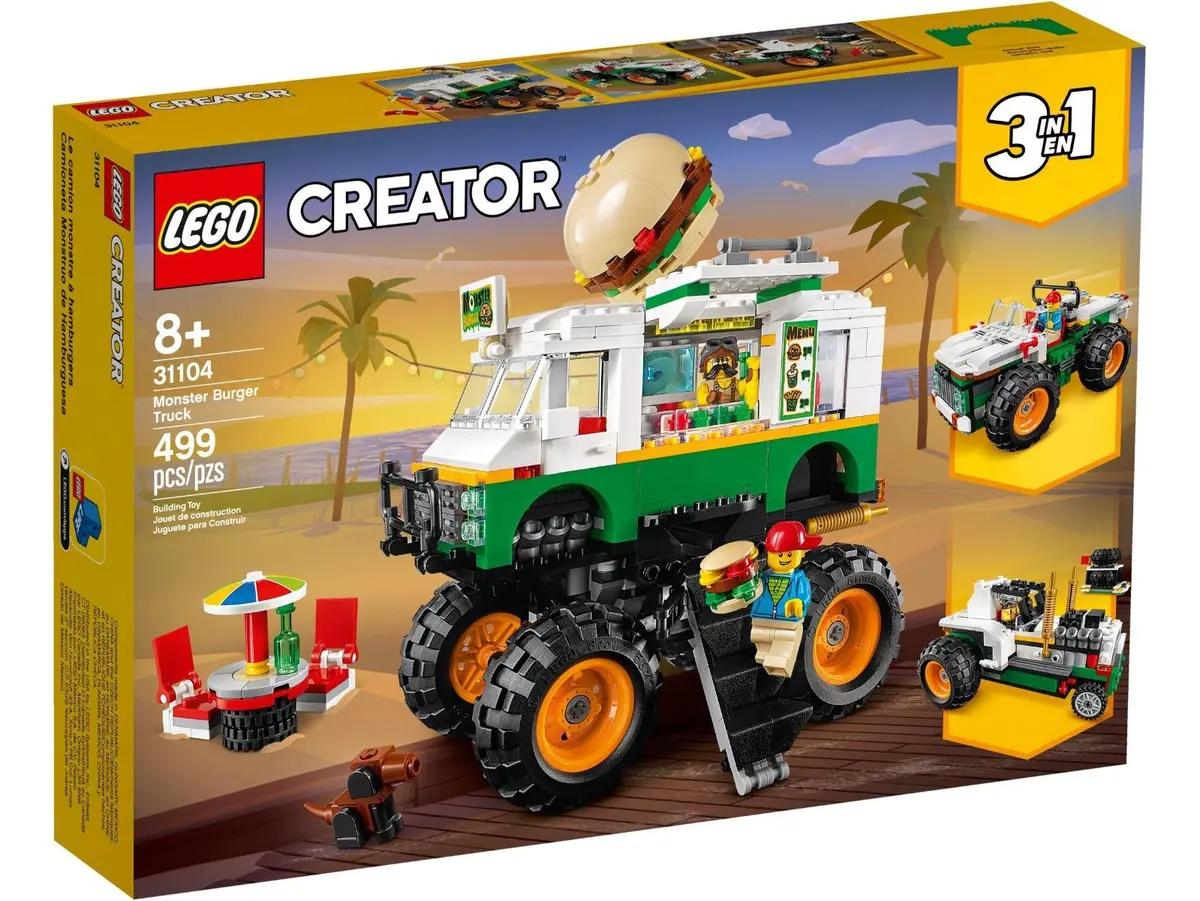 Lego Creator Monster Burger Truck For Ages 5+ 1