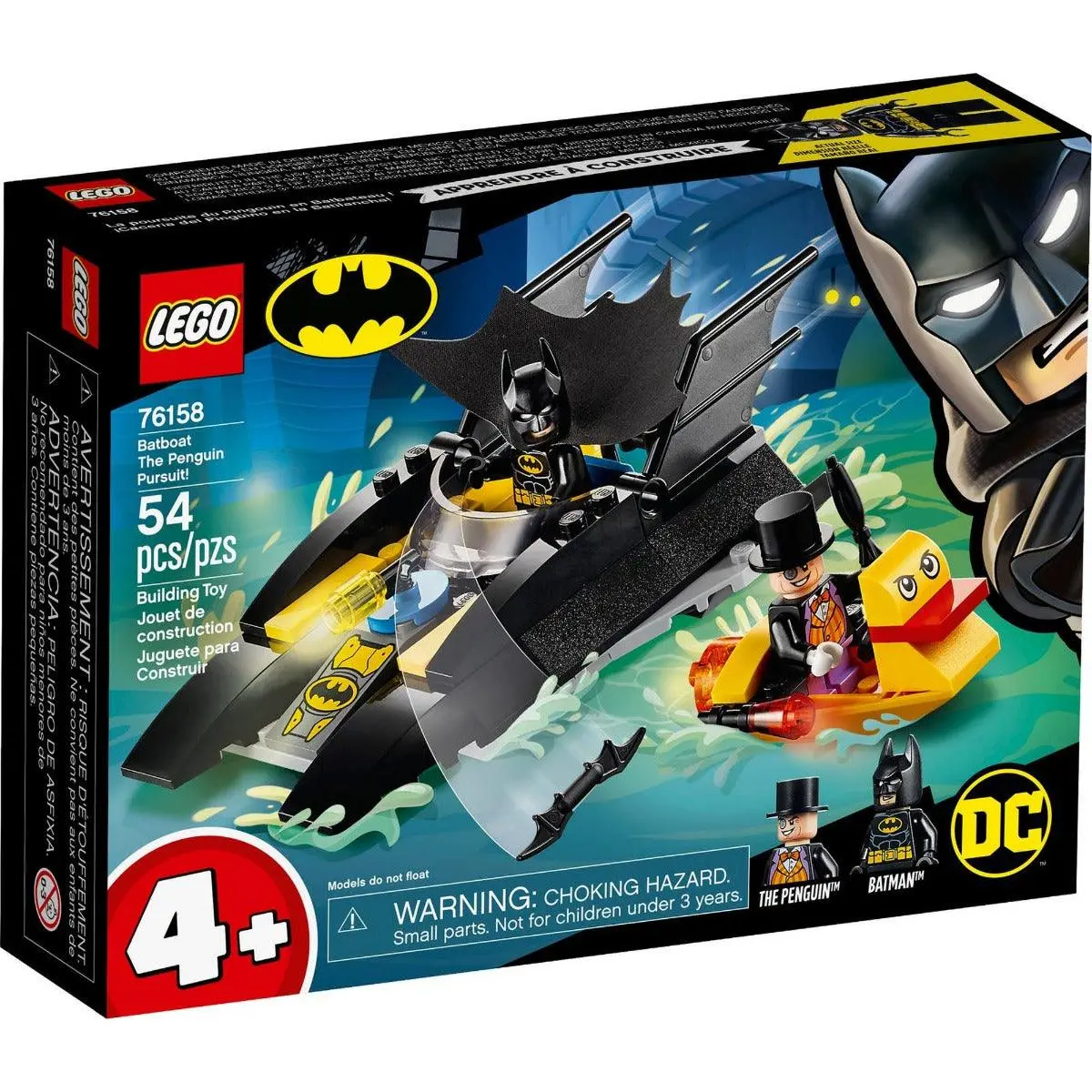 Lego Super Heroes Dc Batman Batboat The Penguin Pursuit! For Ages 8+ 1