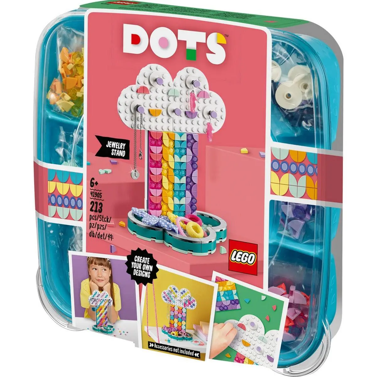 Lego Dots Rainbow Jewelary Stand For Ages 5+ 1