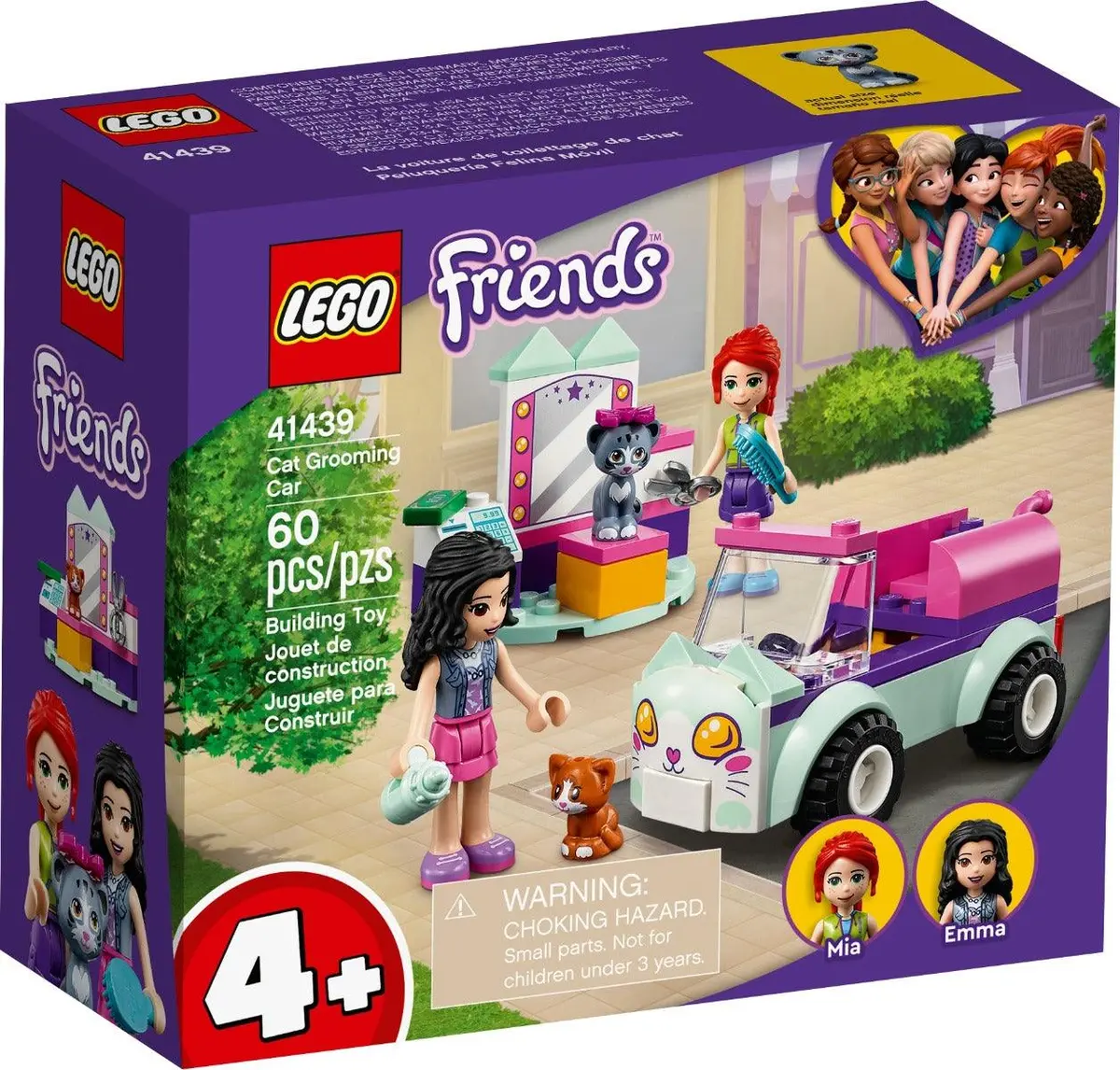 Lego Friends Cat Grooming Car For Ages 5+ 1