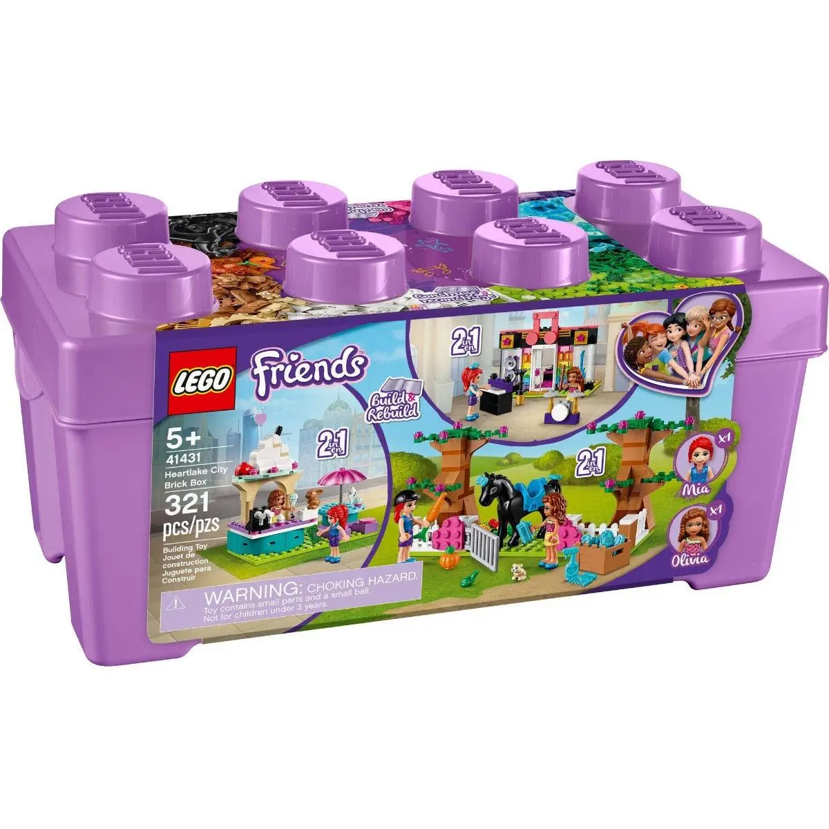 Lego Friends Heartlake City Brick Box For Ages 5+ 1