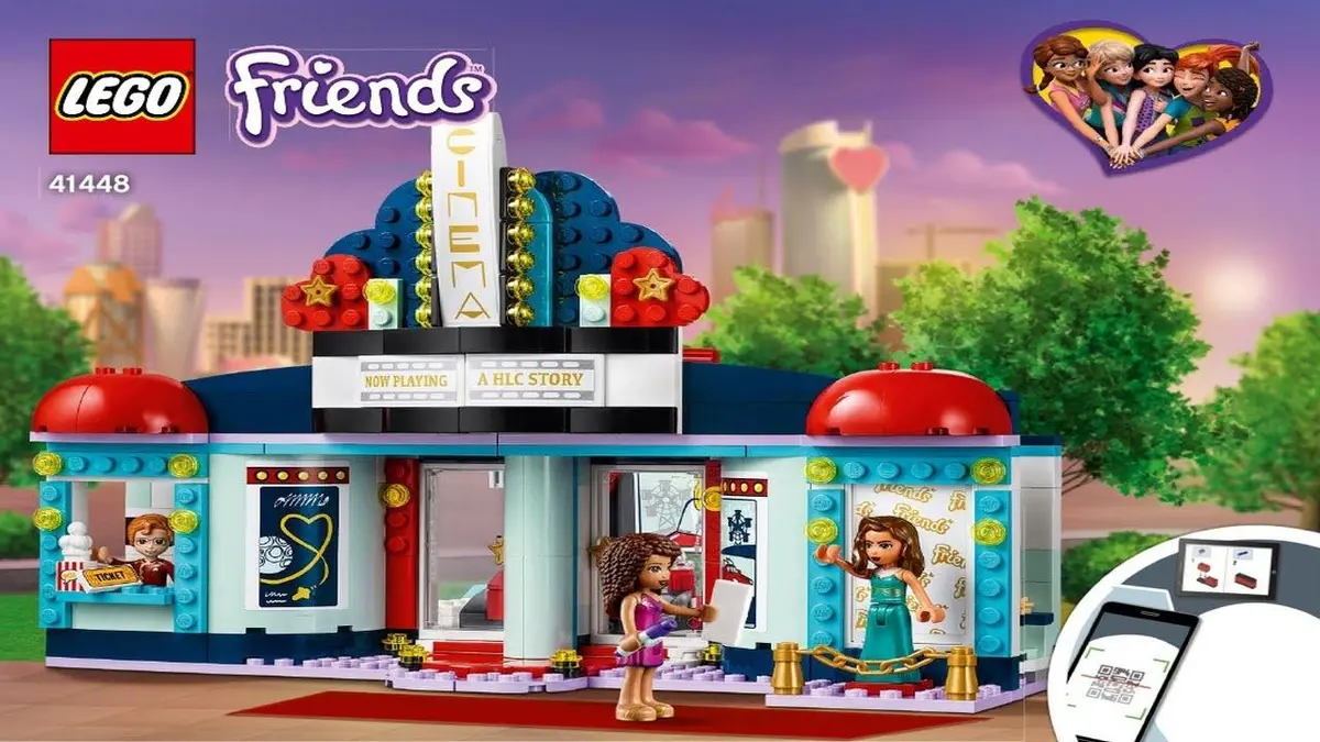 Lego Friends Heartlake City Movie Theater For Ages 5+ 1