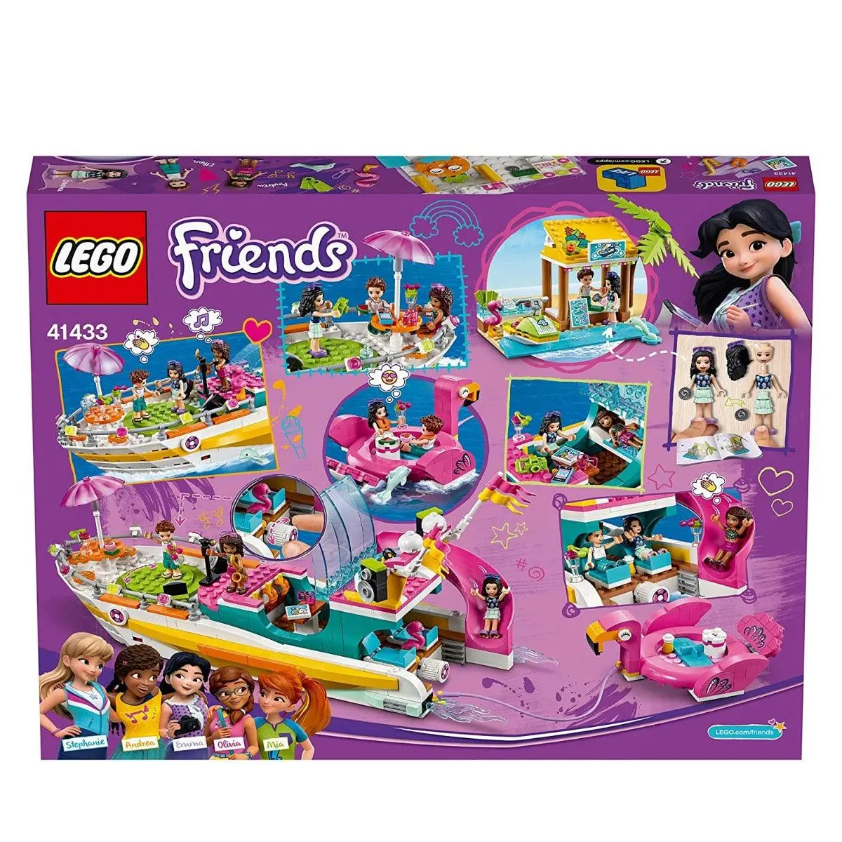Lego Friends Party Boat For Ages 5+ 1